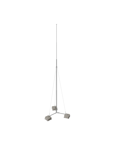 Вольностоящая молниеприемная мачта составная H7,1 м для подвесных клетей разборное основание HD КМ-Профиль (RTVMRK-H7.1 HD) в Белгороде Монтажные материалы Pintop.ru