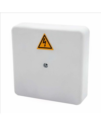 Коробка распределительная огнестойкая КРОПС-П2, IP41, габаритные размеры 100х100х30 мм, для кабелей сечением до 4 мм2, 2 клеммы КМ-Профиль (FRJB-KM-P2-4-02-КРОПС-IP41) в Белгороде Распределительные коробки Pintop.ru