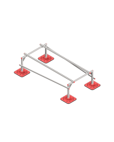 Опорная конструкция для установки оборудования TECHNORAPTOR FOOT 1000х2000 тип 1 HD КМ-профиль (KM-TR-F-SSEI-1000-2000-1 HD) в Белгороде Системы видеонаблюдения Pintop.ru
