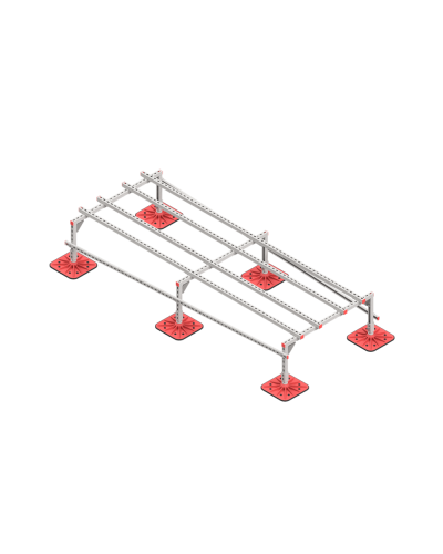 Опорная конструкция для установки оборудования TECHNORAPTOR FOOT 1200х3000 тип 2 КМ-профиль (KM-TR-F-SSEI-1200-3000-2) в Белгороде Системы видеонаблюдения Pintop.ru
