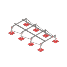 Опорная конструкция для установки оборудования TECHNORAPTOR FOOT 1500х3000 тип 2 КМ-профиль (KM-TR-F-SSEI-1500-3000-2)