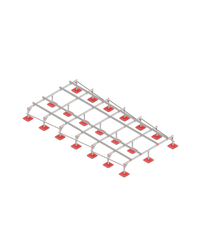 Опорная конструкция для установки оборудования TECHNORAPTOR FOOT 3000х6000 тип 1 HD КМ-профиль (KM-TR-F-SSEI-3000-6000-1 HD) в Белгороде Системы видеонаблюдения Pintop.ru