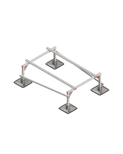 Опорная конструкция для установки оборудования TECHNORAPTOR STEELFOOT 1000х1500 КМ-профиль (KM-TR-STF-SSEI-1000-1500) в Белгороде Системы видеонаблюдения Pintop.ru
