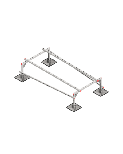 Опорная конструкция для установки оборудования TECHNORAPTOR STEELFOOT 1000х2000 тип 1 HD КМ-профиль (KM-TR-STF-SSEI-1000-2000-1 HD) в Белгороде Системы видеонаблюдения Pintop.ru