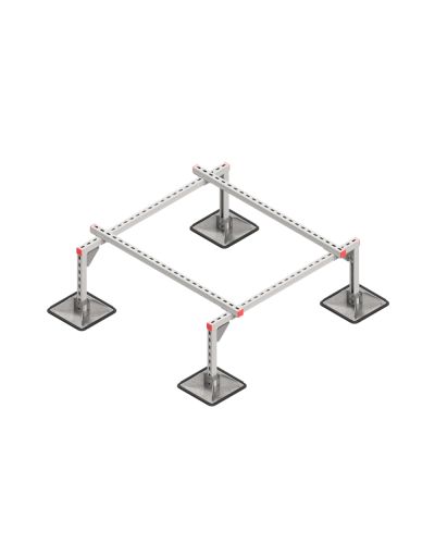 Опорная конструкция для установки оборудования TECHNORAPTOR STEELFOOT 1200х1200 HD КМ-профиль (KM-TR-STF-SSEI-1200-1200 HD) в Белгороде Системы видеонаблюдения Pintop.ru