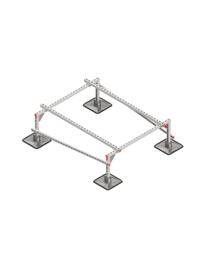 Опорная конструкция для установки оборудования TECHNORAPTOR STEELFOOT 1200х1500 КМ-профиль (KM-TR-STF-SSEI-1200-1500) в Белгороде Системы видеонаблюдения Pintop.ru
