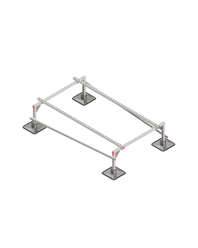 Опорная конструкция для установки оборудования TECHNORAPTOR STEELFOOT 1200х2000 тип 1 HD КМ-профиль (KM-TR-STF-SSEI-1200-2000-1 HD) в Белгороде Системы видеонаблюдения Pintop.ru