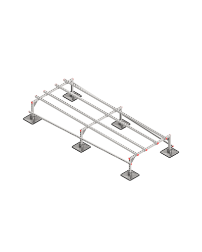 Опорная конструкция для установки оборудования TECHNORAPTOR STEELFOOT 1200х3000 тип 2 HD КМ-профиль (KM-TR-STF-SSEI-1200-3000-2 HD) в Белгороде Системы видеонаблюдения Pintop.ru