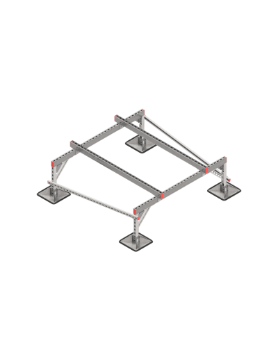 Опорная конструкция для установки оборудования TECHNORAPTOR STEELFOOT 1500х1500 тип 2 HD КМ-профиль (KM-TR-STF-SSEI-1500-1500-2 HD) в Белгороде Системы видеонаблюдения Pintop.ru