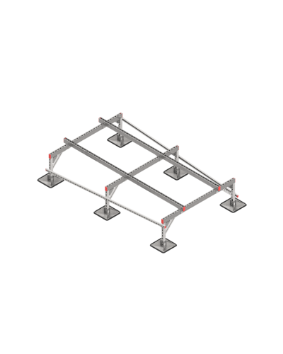 Опорная конструкция для установки оборудования TECHNORAPTOR STEELFOOT 1500х2500 КМ-профиль (KM-TR-STF-SSEI-1500-2500) в Белгороде Системы видеонаблюдения Pintop.ru