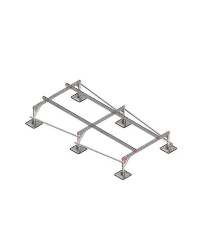 Опорная конструкция для установки оборудования TECHNORAPTOR STEELFOOT 1500х3000 тип 1 HD КМ-профиль (KM-TR-STF-SSEI-1500-3000-1 HD) в Белгороде Системы видеонаблюдения Pintop.ru