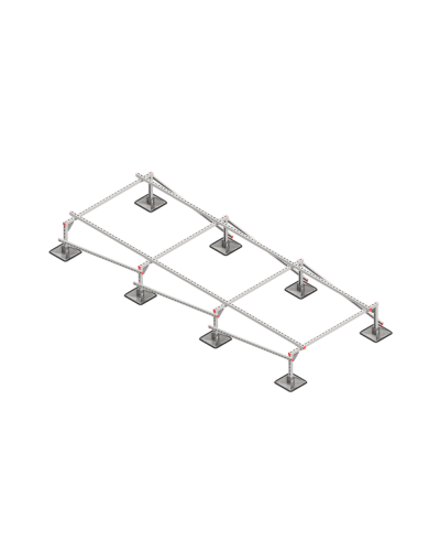 Опорная конструкция для установки оборудования TECHNORAPTOR STEELFOOT 1500х4000 тип 1 HD КМ-профиль (KM-TR-STF-SSEI-1500-4000-1 HD) в Белгороде Системы видеонаблюдения Pintop.ru