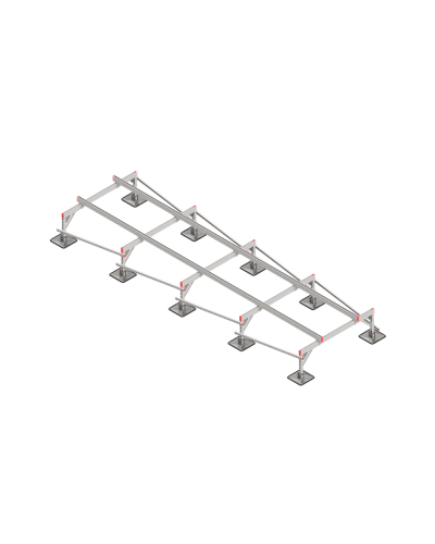 Опорная конструкция для установки оборудования TECHNORAPTOR STEELFOOT 1500х5000 КМ-профиль (KM-TR-STF-SSEI-1500-5000) в Белгороде Системы видеонаблюдения Pintop.ru