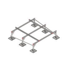 Опорная конструкция для установки оборудования TECHNORAPTOR STEELFOOT 1800х1800 HD КМ-профиль (KM-TR-STF-SSEI-1800-1800 HD)