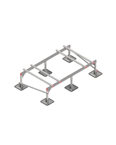 Опорная конструкция для установки оборудования TECHNORAPTOR STEELFOOT 2000х1200 HD КМ-профиль (KM-TR-STF-SSEI-2000-1200 HD) в Белгороде Системы видеонаблюдения Pintop.ru