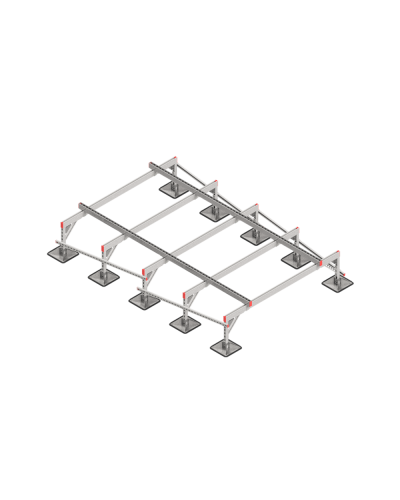 Опорная конструкция для установки оборудования TECHNORAPTOR STEELFOOT 2000х3000 тип 2 КМ-профиль (KM-TR-STF-SSEI-2000-3000-2) в Белгороде Системы видеонаблюдения Pintop.ru