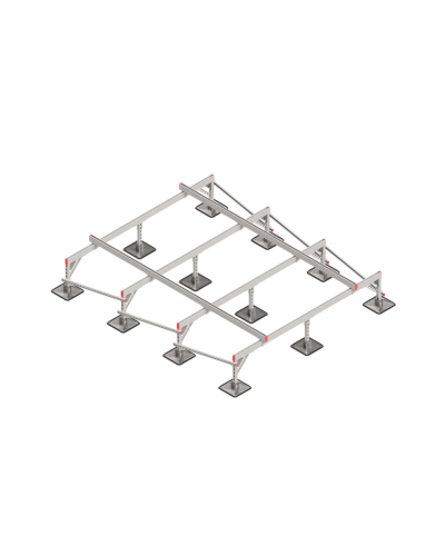 Опорная конструкция для установки оборудования TECHNORAPTOR STEELFOOT 2500х3000 тип 2 КМ-профиль (KM-TR-STF-SSEI-2500-3000-2) в Белгороде Системы видеонаблюдения Pintop.ru