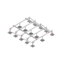 Опорная конструкция для установки оборудования TECHNORAPTOR STEELFOOT 2500х3000 тип 3 КМ-профиль (KM-TR-STF-SSEI-2500-3000-3)