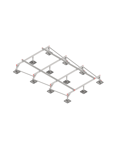 Опорная конструкция для установки оборудования TECHNORAPTOR STEELFOOT 2500х4000 HD КМ-профиль (KM-TR-STF-SSEI-2500-4000 HD) в Белгороде Системы видеонаблюдения Pintop.ru
