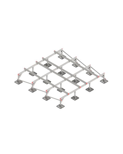 Опорная конструкция для установки оборудования TECHNORAPTOR STEELFOOT 3000х3000 HD КМ-профиль (KM-TR-STF-SSEI-3000-3000 HD) в Белгороде Системы видеонаблюдения Pintop.ru