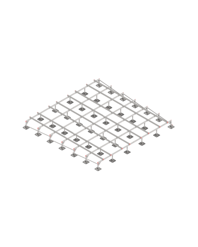 Опорная конструкция для установки оборудования TECHNORAPTOR STEELFOOT 6000х6000 HD КМ-профиль (KM-TR-STF-SSEI-6000-6000 HD) в Белгороде Системы видеонаблюдения Pintop.ru