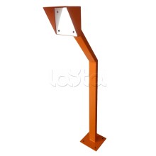 Стойка для считывателя Аякс 150х150 мм, черная, Лайт, наклонная