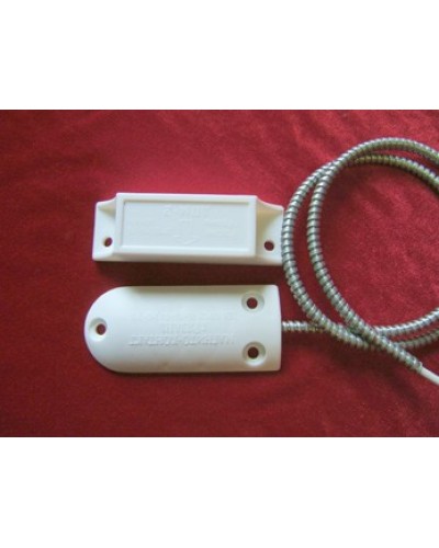 Датчик положения магнитогерконовый Магнито-Контакт ДПМ-2 исп. 07 (металлорукав из нержавеющей стали) в Белгороде Извещатели охранные Pintop.ru