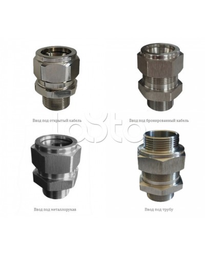 Металлические кабельные вводы Магнито-контакт Ех МКВМ М75 (К, В) 1Ex d IIС Gb/PB Ex d I Mb или Ex tb IIIС Db или 0Ex ia IIC Ga или 1Ex e IIС в Белгороде Аксессуары для кабель-канала Pintop.ru