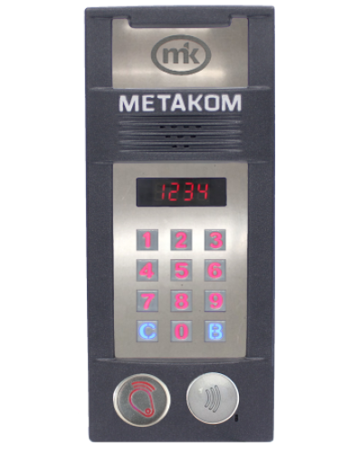 Многоабонентый антивандальный блок вызова Метаком MК2018-RFMFС в Белгороде Блоки вызова многоабонентные Pintop.ru