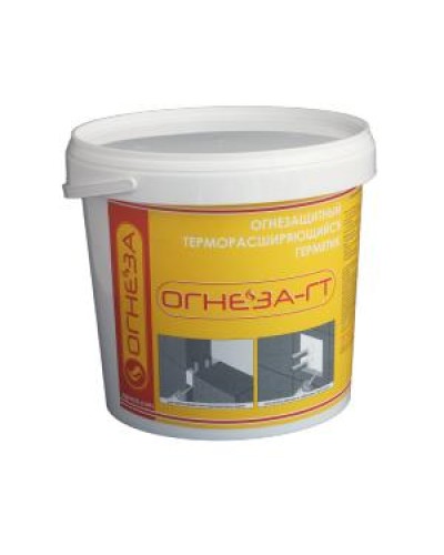 Герметик противопожарный терморасширяющийся Огнеза ОГНЕЗА-ГТ, ведро 3 кг., цвет серый в Белгороде Дополнительное оборудование пожаротушения Pintop.ru