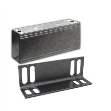 Замок электромагнитный Олевс М2-400 с уголком серебряный антик