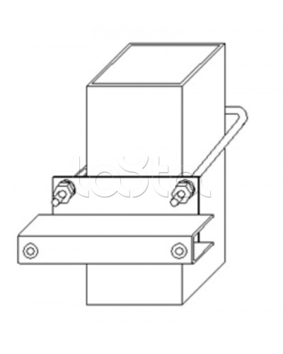 Узел крепления блоков подключения и управления БД-НР, БМ-НР, БУПР извещателей Омега-микродизайн УЗК-КС 80 в Белгороде Кронштейны и планки для извещателей Pintop.ru