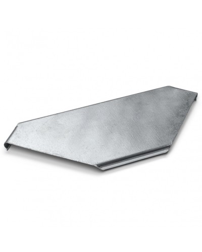 Крышка плоского угла 45° 100x15 (0,7) ПожТехКабель (550-002) в Белгороде Аксессуары для лотков Pintop.ru