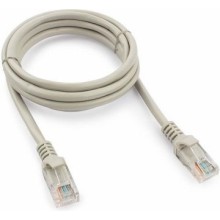 Патч-корд медный U/UTP, категория 5e, 26 AWG (0,48 мм), LSZH, серый, 3 м