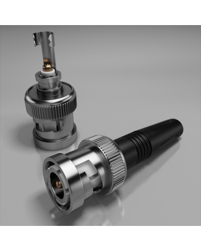 Разъем штекер BNC под винт с колпачком (50 шт/уп) ПожТехКабель PTK-Accessories в Белгороде Коннекторы Pintop.ru