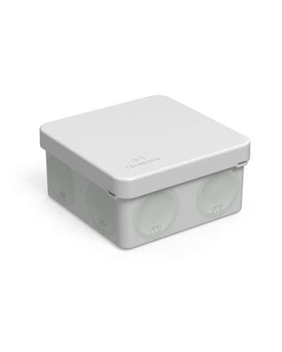 Коробка распред. 60-0210м двухкомп. безгалогенная (HF) 80х80х40 (8шт/уп) Промрукав (60-0210м) в Белгороде Распределительные коробки Pintop.ru