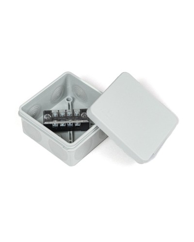 Коробка распред. двухкомп. (HF) 80х80х40 серая Промрукав (PR80.0168) в Белгороде Распределительные коробки Pintop.ru