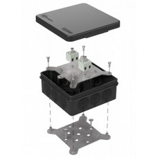 Коробка огнестойкая для о/п двухкомпонентная 60-0303-9005-FR2.5-4 Е15-Е120 100х100х40 Промрукав (60-0303-9005-FR2.5-4)