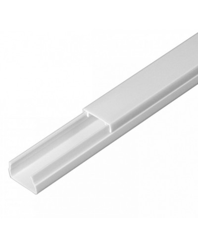 Кабель-канал белый 2-й замок в п/э 15х10 (234м/уп) Промрукав (PR.0325201) в Белгороде Кабель-канал Pintop.ru