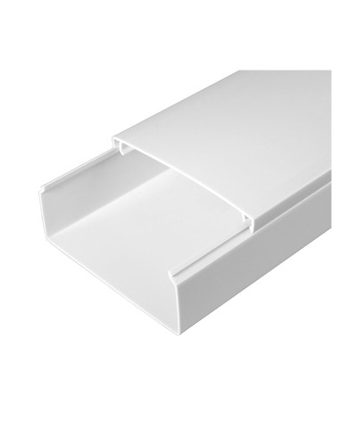 Кабель-канал белый 2-й замок в п/э 100х40 (24м/уп) Промрукав PR.0510041 в Белгороде Кабель-канал Pintop.ru