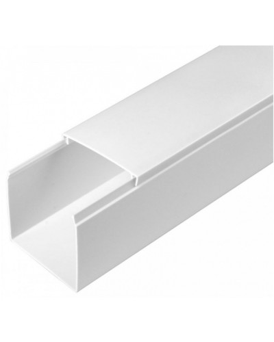 Кабель-канал белый 2-й замок в г/к 60х60 (24м/уп) Промрукав (PR.056060) в Белгороде Кабель-канал Pintop.ru