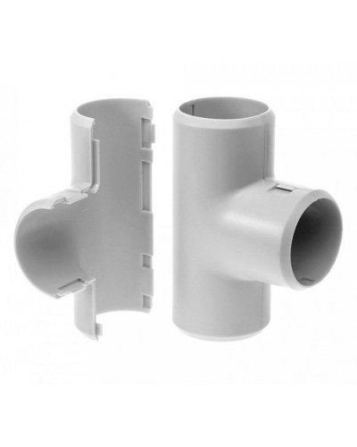 Тройник разборный д20 (5шт/400шт уп/кор) Промрукав (PR.07320м) в Белгороде Повороты, муфты, тройники Pintop.ru