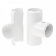 Тройник разборный белый д32 (15шт/180шт уп/кор) Промрукав (PR.07332б)