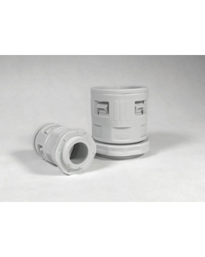 Муфта вводная для гофрированных труб серая ВМ-ГТ-20 Промрукав (PR08.3269) в Белгороде Повороты, муфты, тройники Pintop.ru