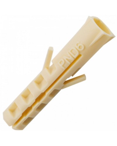 Дюбель нейлоновый PND 6х30 (100шт/уп) Промрукав (PR08.3621) в Белгороде Крепеж: Дюбели, шурупы, саморезы Pintop.ru