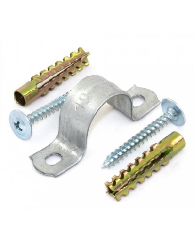 Комплекты для крепления ОКЛ с использованием самореза, дюбеля и скобы СМД 19-20 (100 шт) Промрукав (PR08.5003) в Белгороде Держатели, клипсы, скобы Pintop.ru