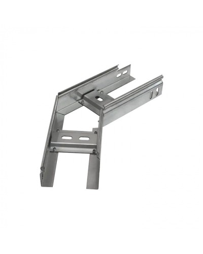 Угол горизонтальный 45 градусов лестничный 400х150 (1,5 мм) Промрукав (PR08.5473) в Белгороде Аксессуары для лотков Pintop.ru