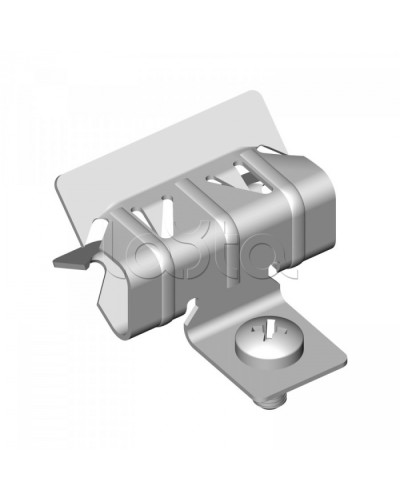 Зажим балочный 2-7 мм с отгибом и винтом М6х9 Промрукав (PR08.5818) в Белгороде Аксессуары для лотков Pintop.ru