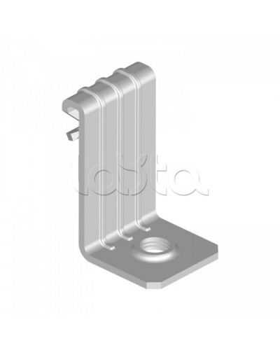 Зажим балочный вертикальный 1-5 мм с отгибом и резьбой М6 Промрукав (PR08.5861) в Белгороде Аксессуары для лотков Pintop.ru