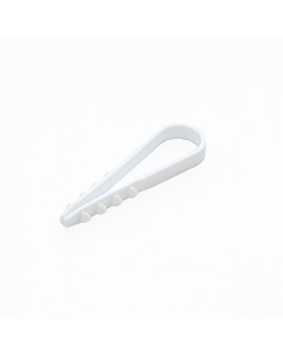 Дюбель-хомут для круглого кабеля d11-18 мм белый (10шт) Промрукав (PR08.6945) в Белгороде Крепеж: Дюбели, шурупы, саморезы Pintop.ru